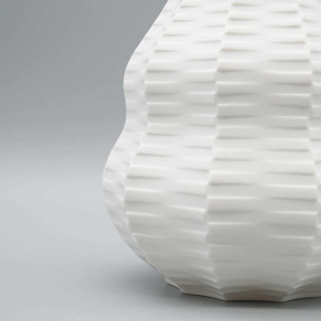 Archais Bisque Porcelain Calabash Vase – Heinrich Fuchs for Hutschenreuther, 1960s–1970s