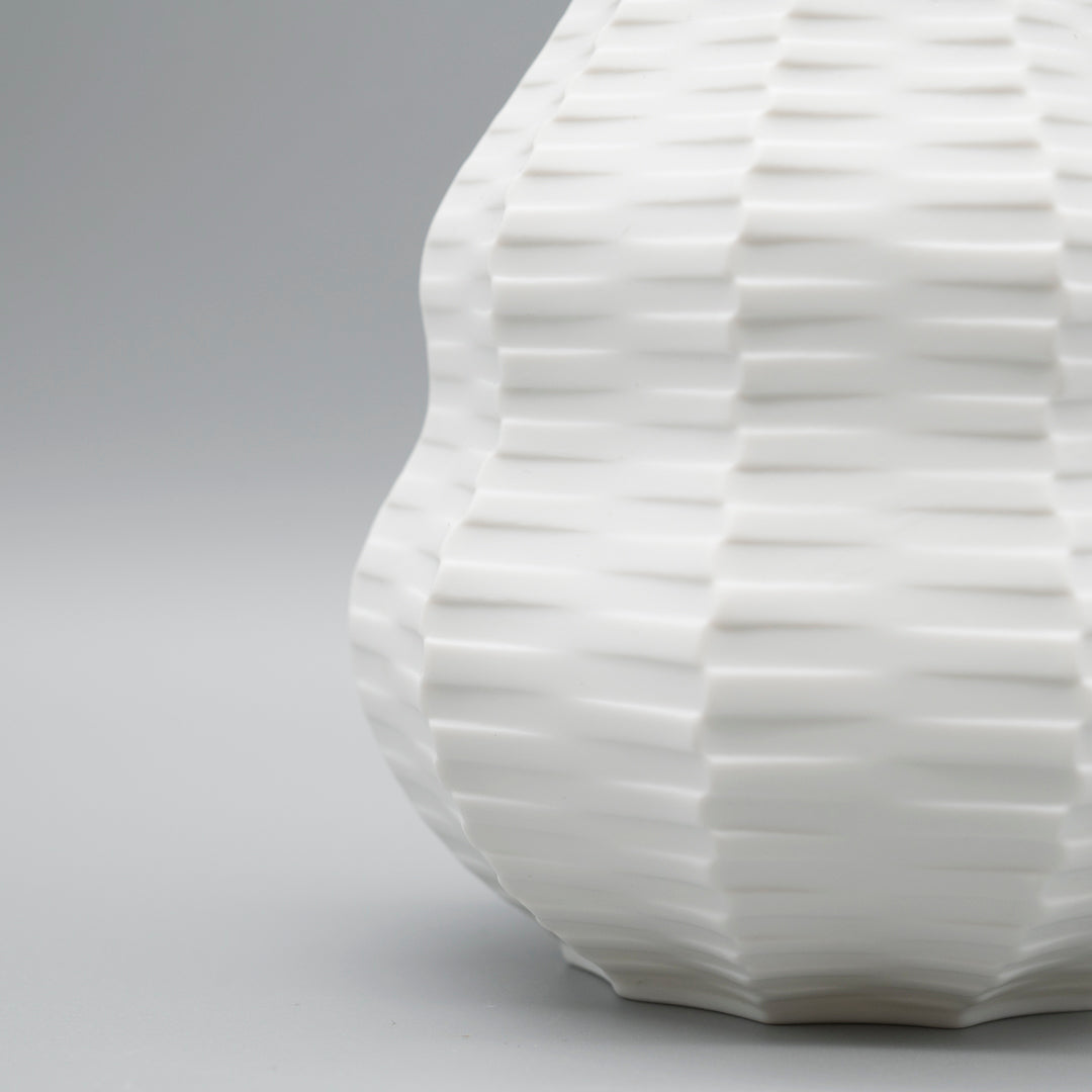 Archais Bisque Porcelain Calabash Vase – Heinrich Fuchs for Hutschenreuther, 1960s–1970s