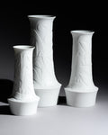White Bisque Porcelain Trio – Cuno Fischer for Hutschenreuther, 1960s