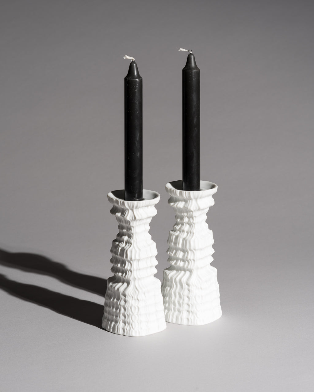 Cascade Candle Holder Pair – Martin Freyer for Rosenthal, 1970s