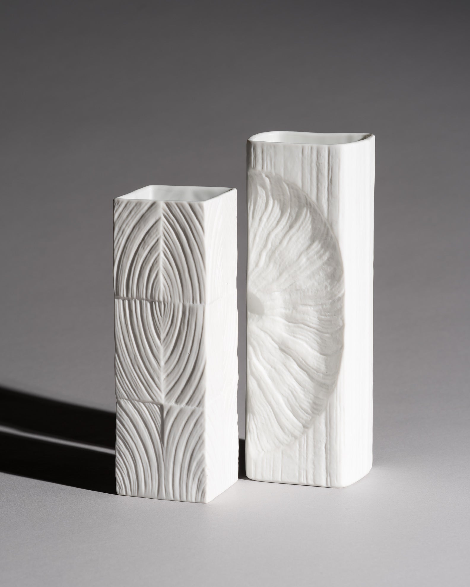 Sculptural Bisque Porcelain Duo - Martin Freyer for Rosenthal, 1968 and 1984