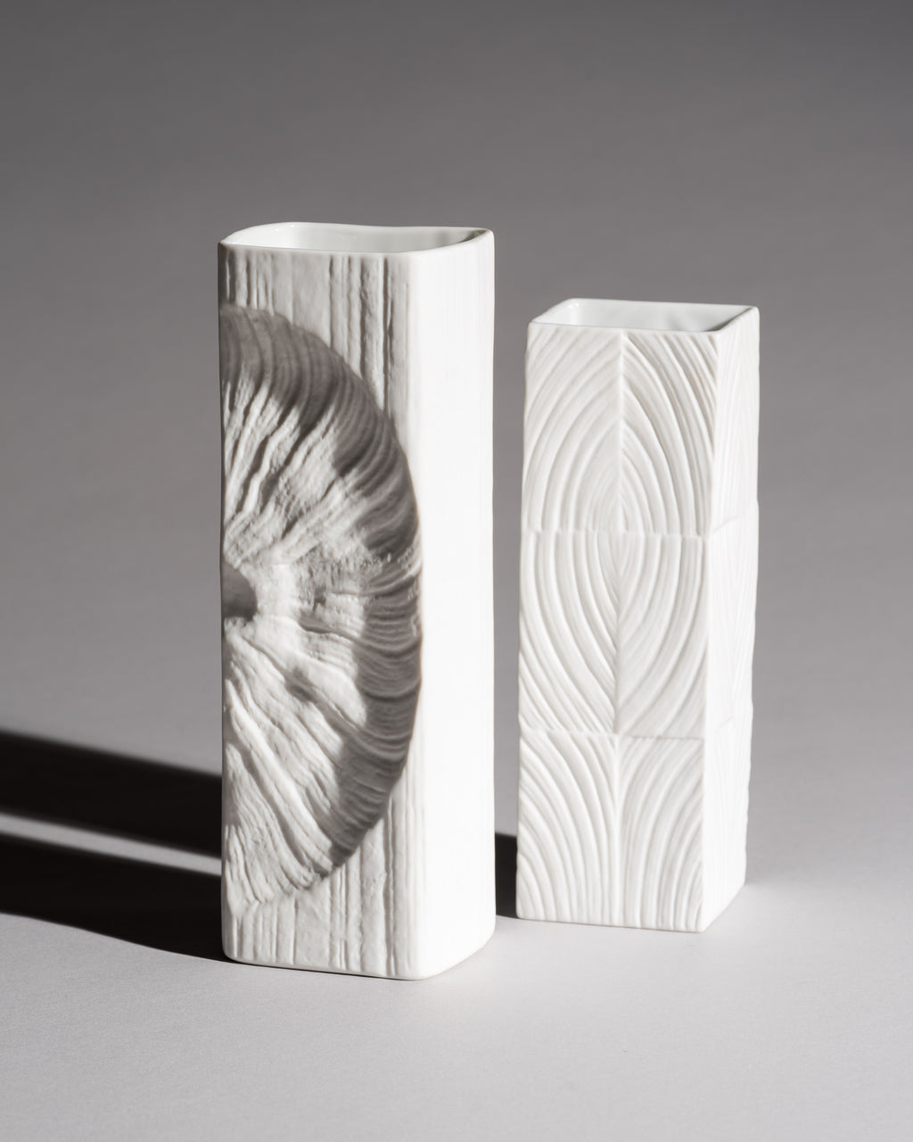 Sculptural Bisque Porcelain Duo - Martin Freyer for Rosenthal, 1968 and 1984