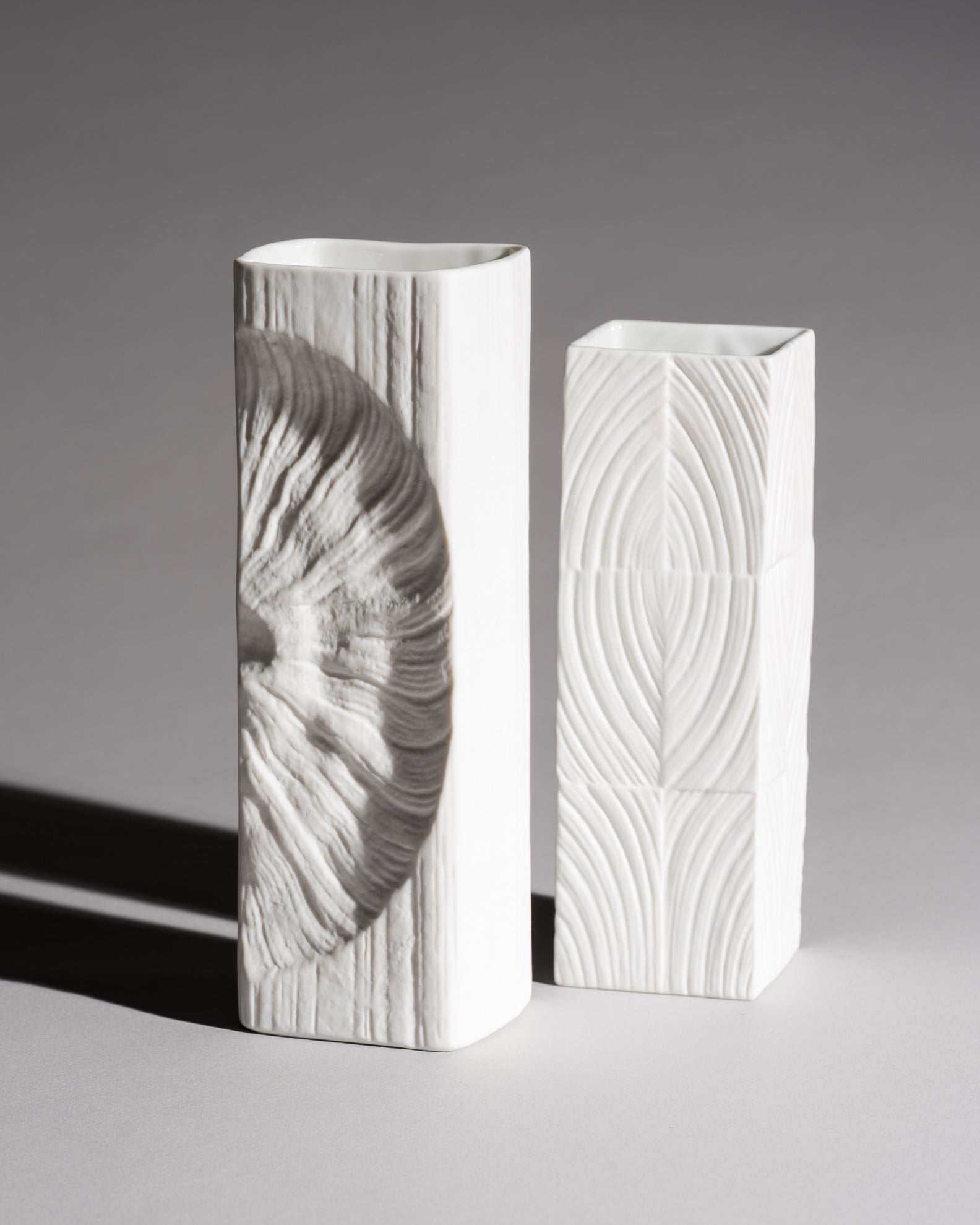 Sculptural Bisque Porcelain Duo - Martin Freyer for Rosenthal, 1968 and 1984