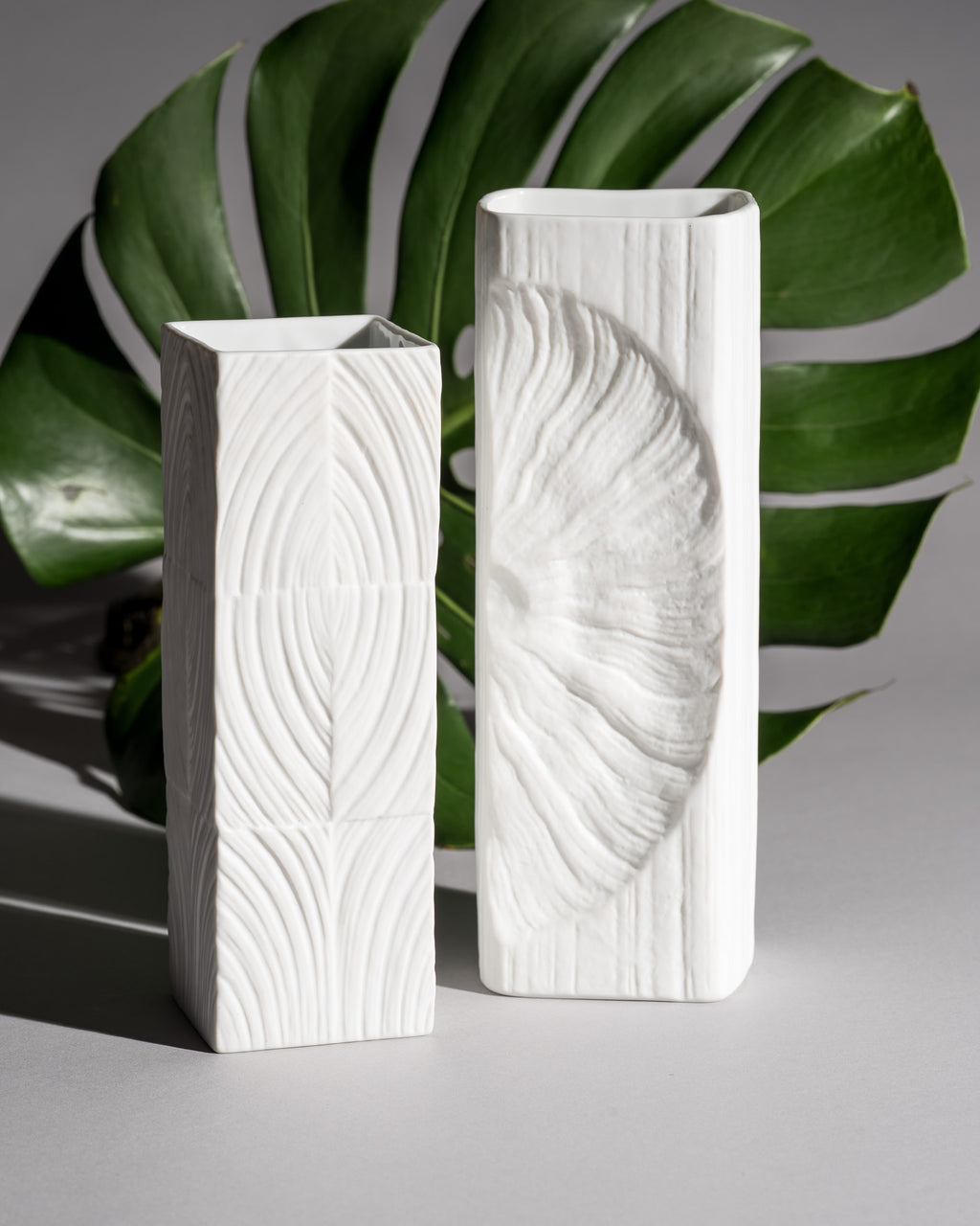 Sculptural Bisque Porcelain Duo - Martin Freyer for Rosenthal, 1968 and 1984