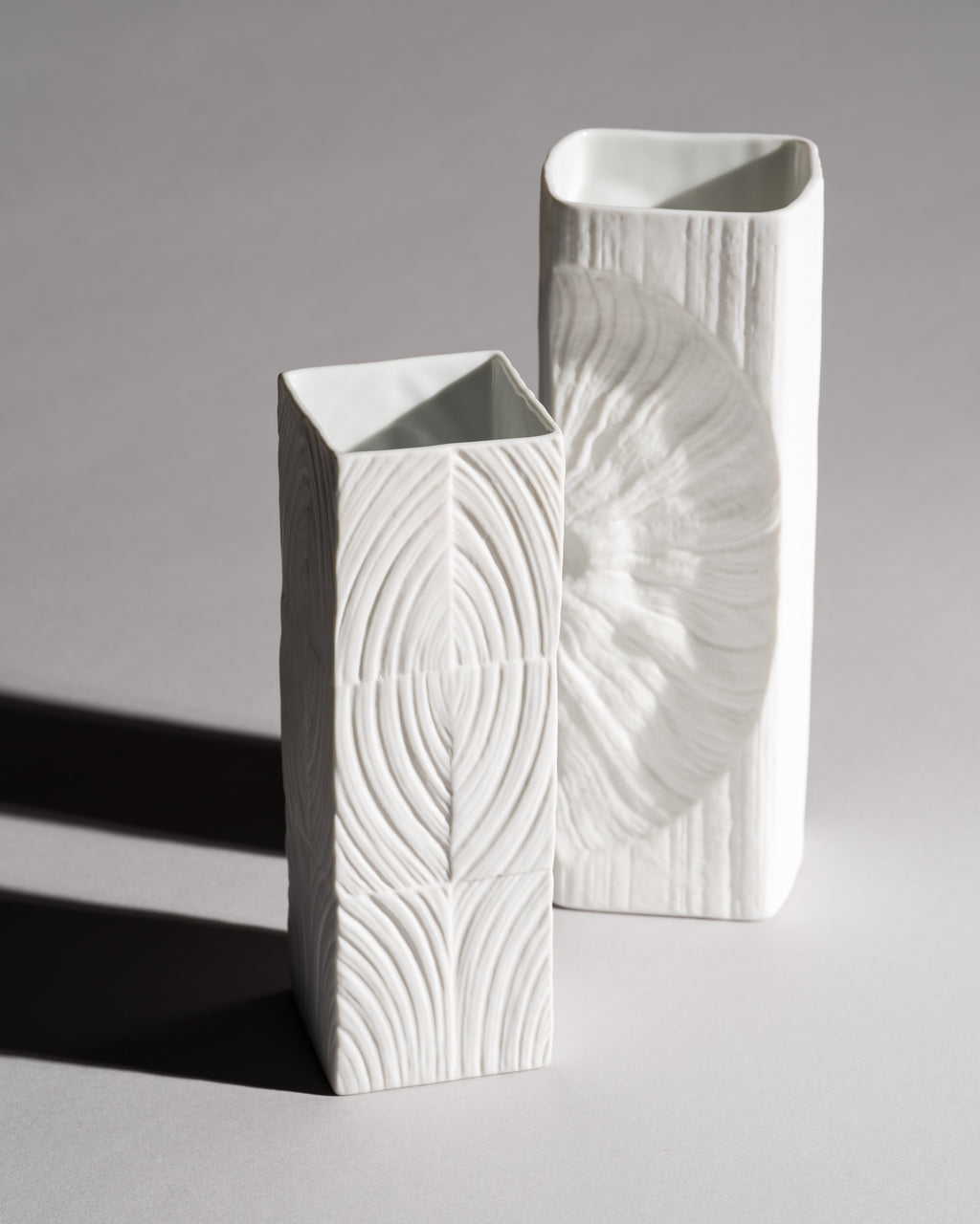 Sculptural Bisque Porcelain Duo - Martin Freyer for Rosenthal, 1968 and 1984