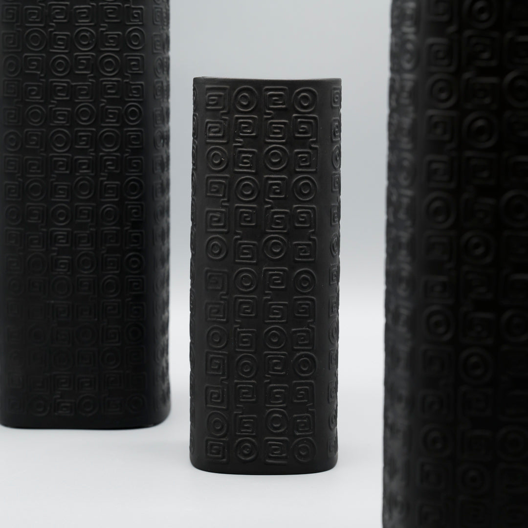 Bisque Porcelaine Noire Trio – Cuno Fischer for Rosenthal, 1960s