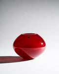 Pure Ambition Wine-Red Glass Vase - Rosenthal Studio-Line, 1980s