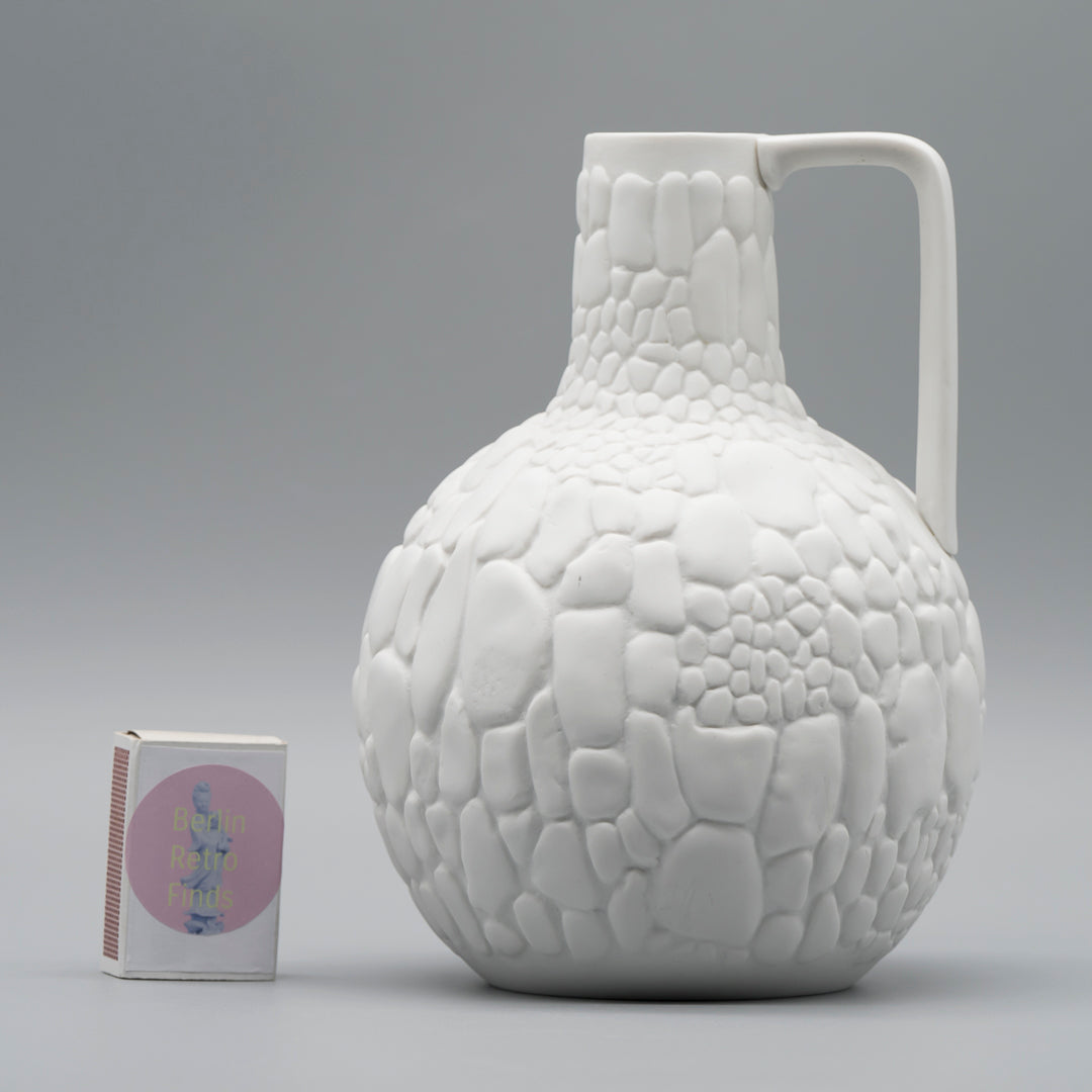 Reptile Relief Bisque Porcelain Trio – Manfred Frey for AK Kaiser, 1970s