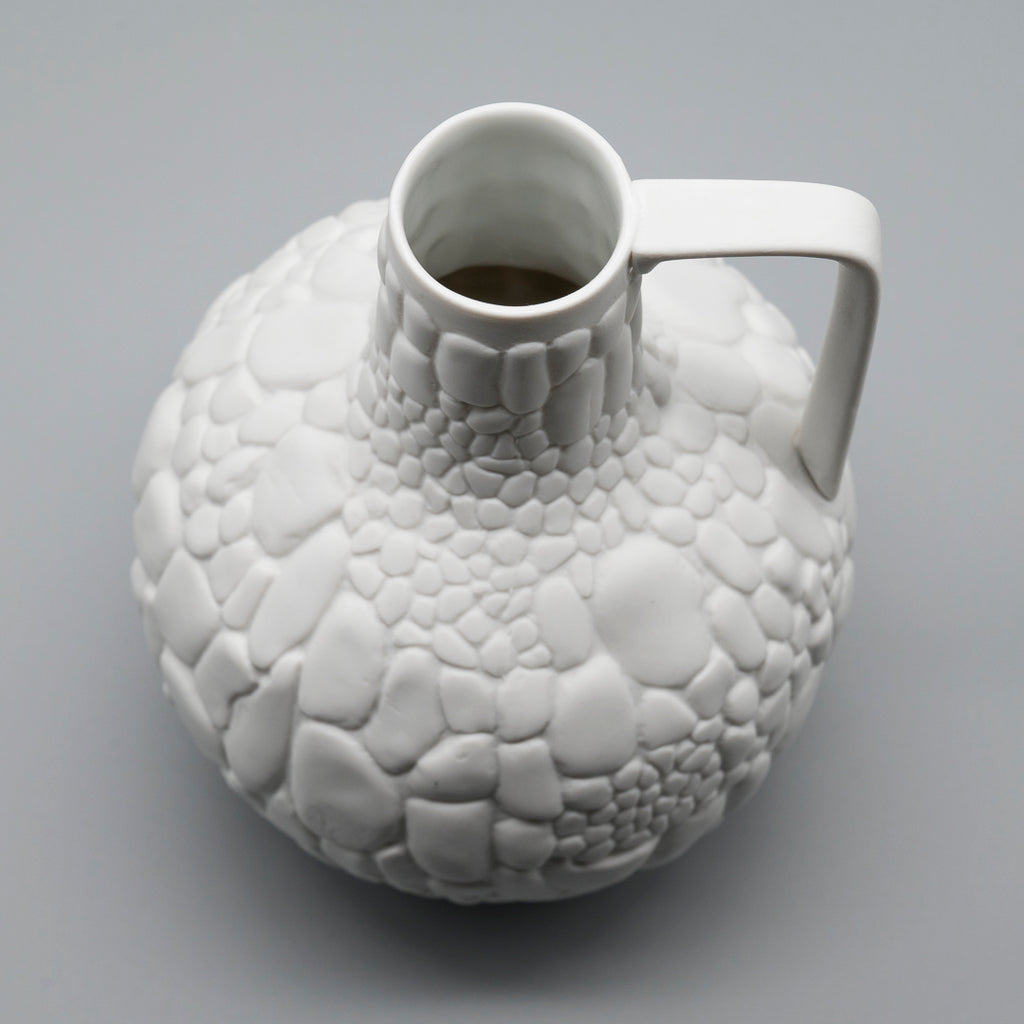 Reptile Relief Bisque Porcelain Trio – Manfred Frey for AK Kaiser, 1970s