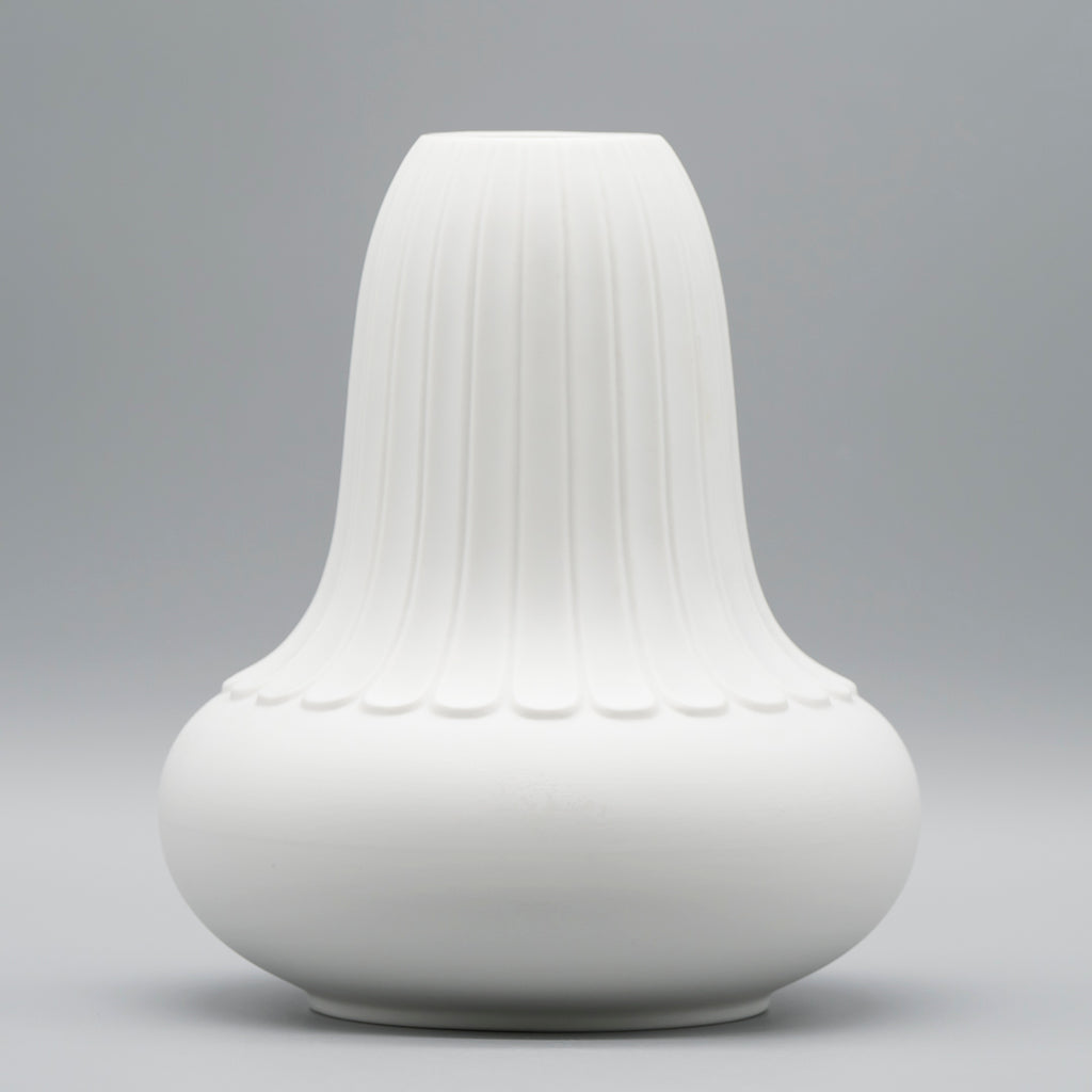 White Bisque Porcelain Vase - Heinrich Porzellan, 1960s–1970s
