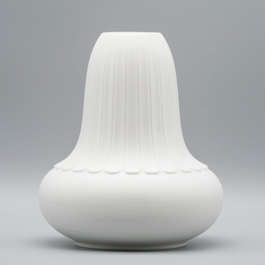 White Bisque Porcelain Vase - Heinrich Porzellan, 1960s–1970s