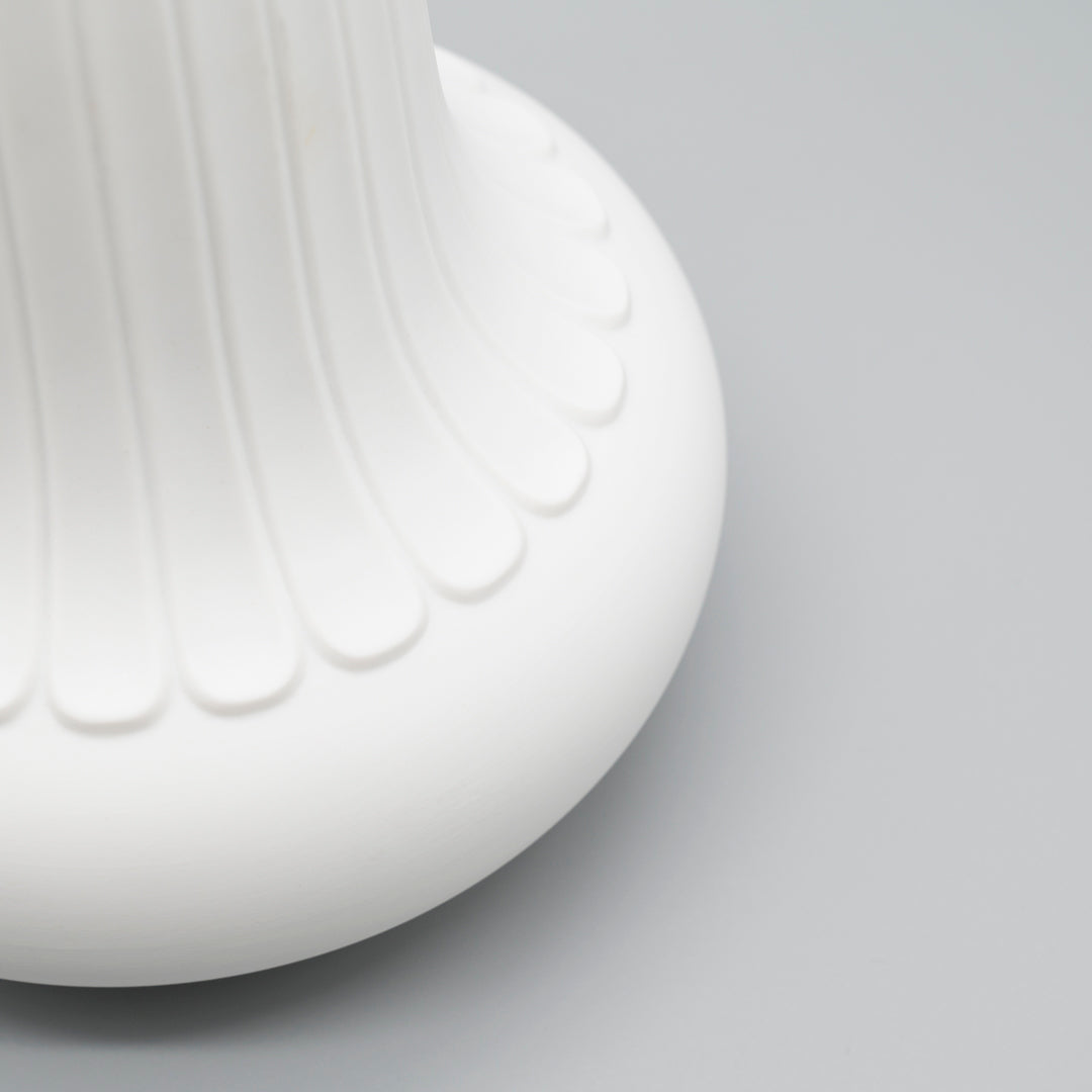White Bisque Porcelain Vase - Heinrich Porzellan, 1960s–1970s