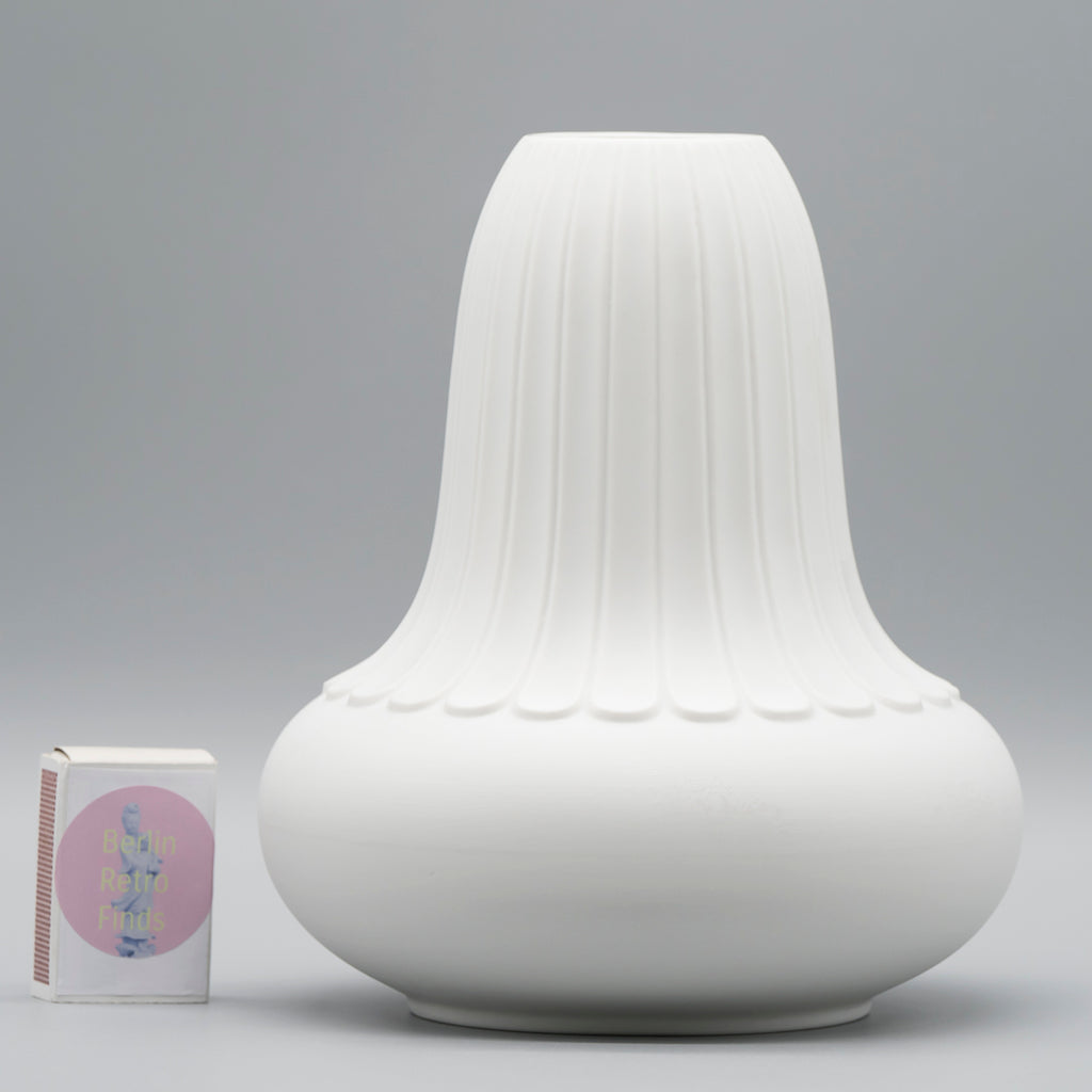 White Bisque Porcelain Vase - Heinrich Porzellan, 1960s–1970s