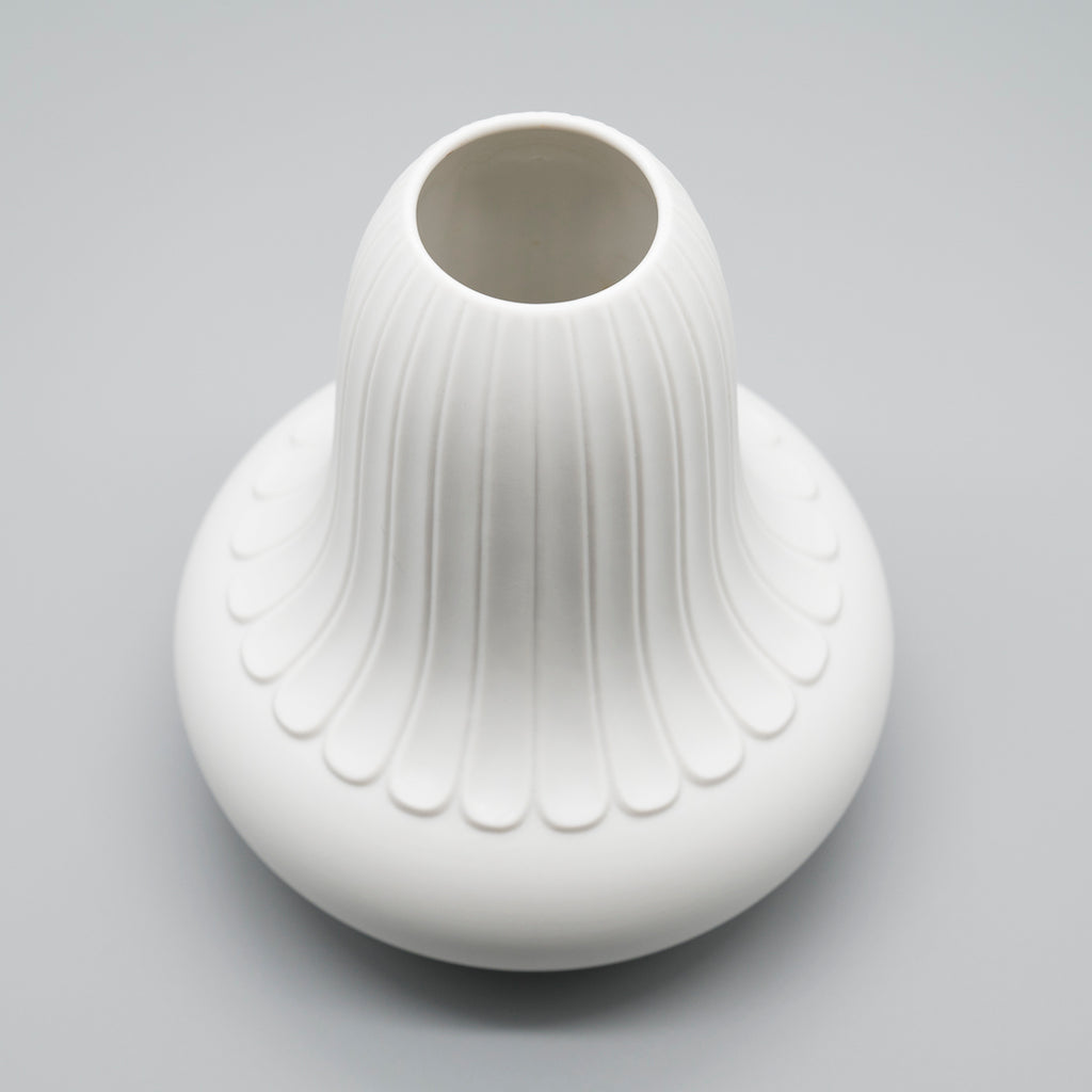 White Bisque Porcelain Vase - Heinrich Porzellan, 1960s–1970s