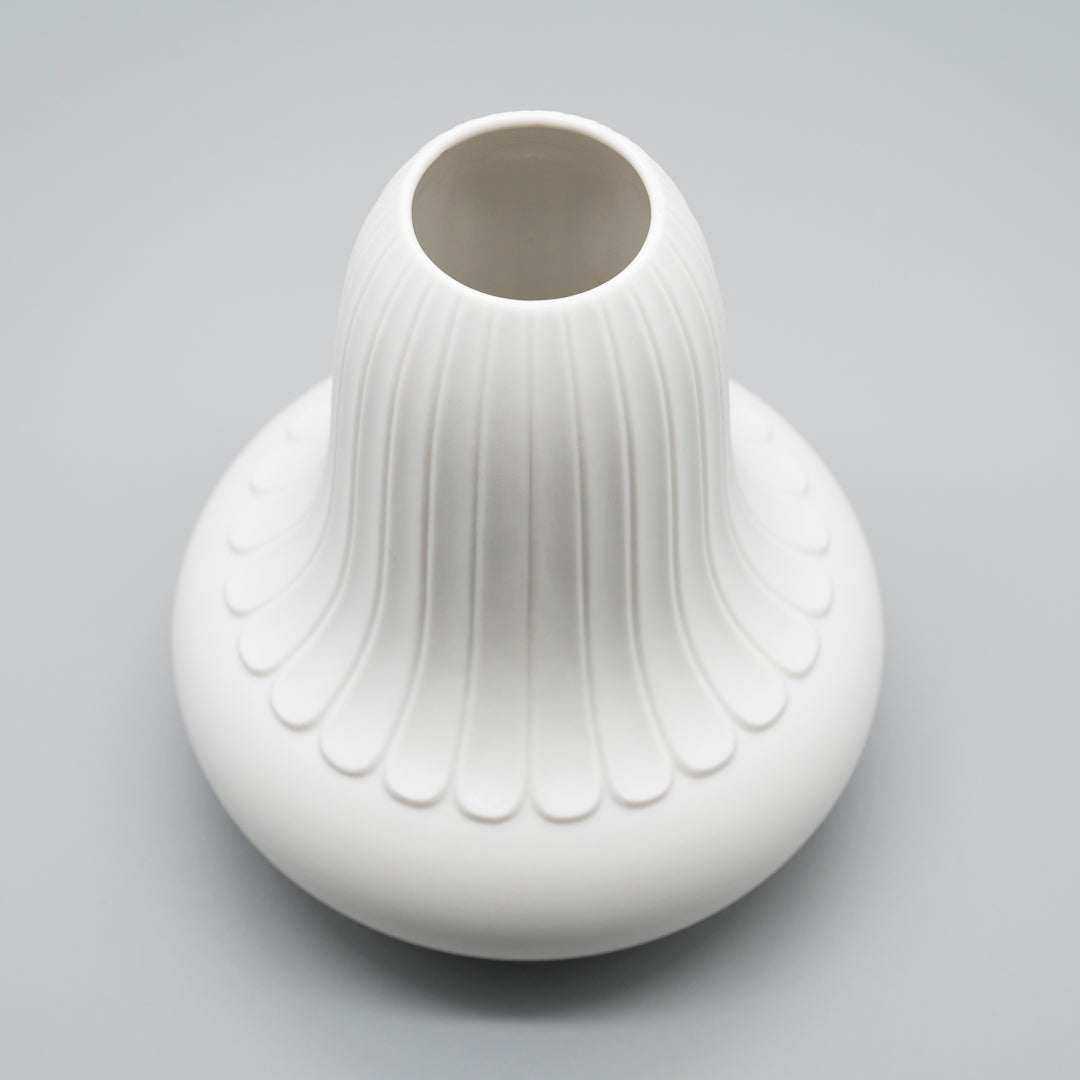 White Bisque Porcelain Vase - Heinrich Porzellan, 1960s–1970s