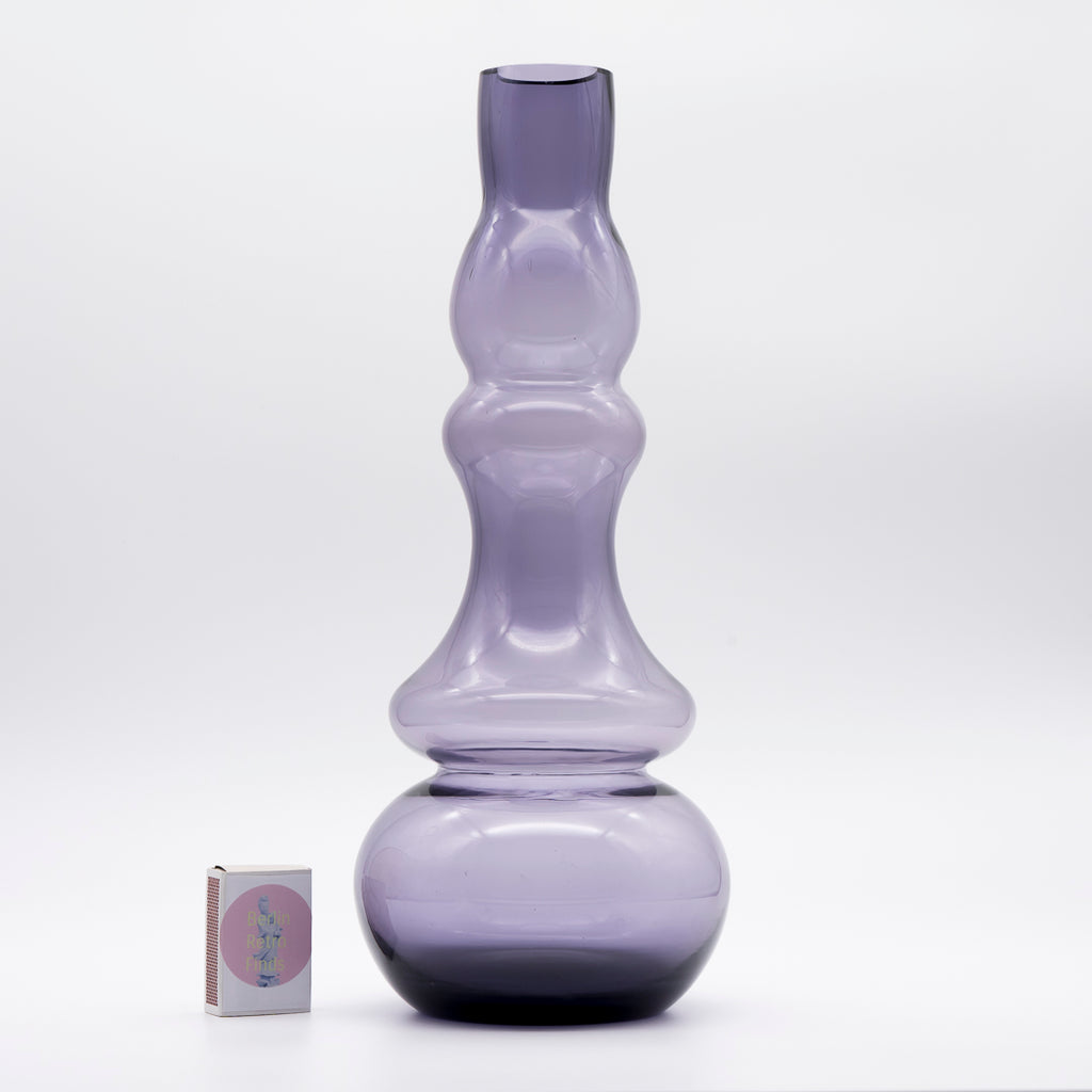 Glass Vase & Candleholder Trio – WMF & Mid-Century Art Glass, 1960s–1970s