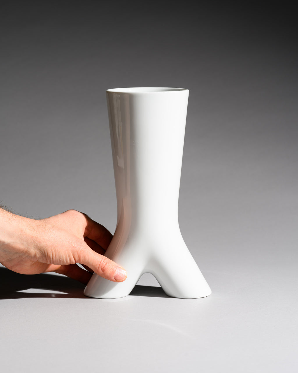 Spirit Glossy White Porcelain Trio – Platt & Young for Rosenthal, 1999