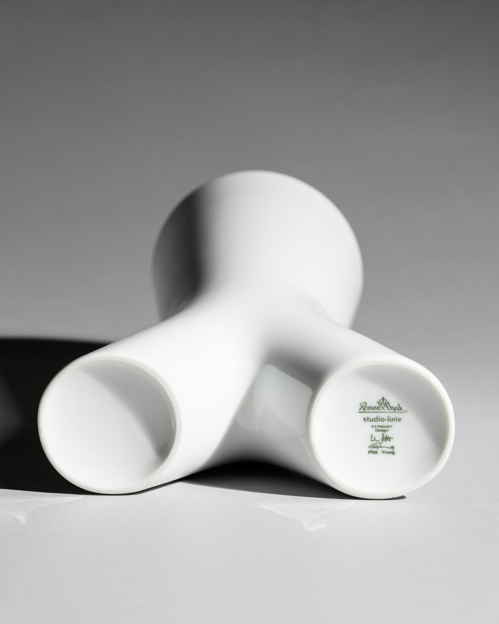 Spirit Glossy White Porcelain Trio – Platt & Young for Rosenthal, 1999