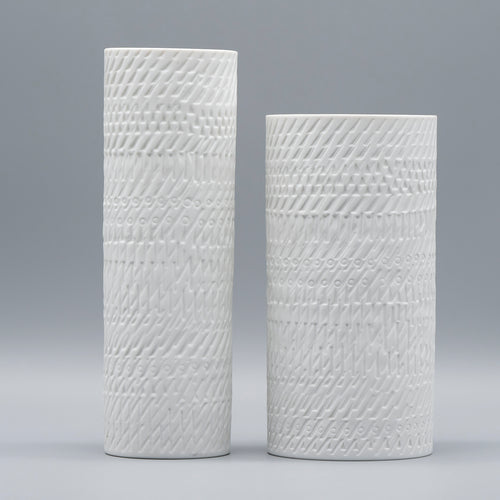 Bisque Porcelain Vase Duo – Martin Freyer for Rosenthal, 1970s