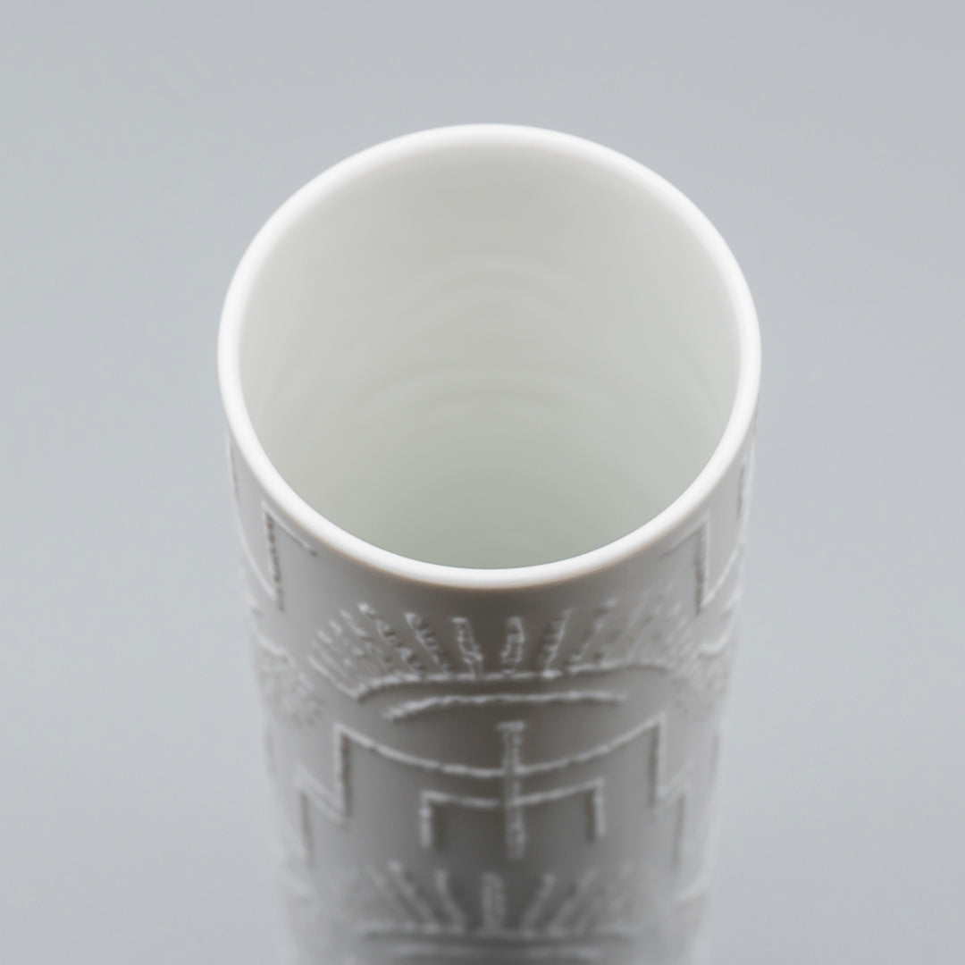 “Tribal” Porcelain Vase Duo – Cuno Fischer for Rosenthal, 1960s