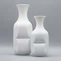 Bisque porcelain vase duo “Archais” – Heinrich Fuchs for Hutschenreuther, 1960s–1970s