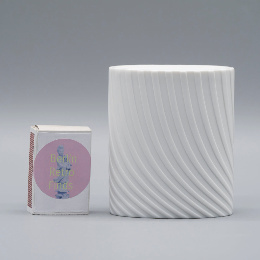 Drift Lava Bisque Porcelain Trio – Christa Häusler-Goltz for Rosenthal, 1980s