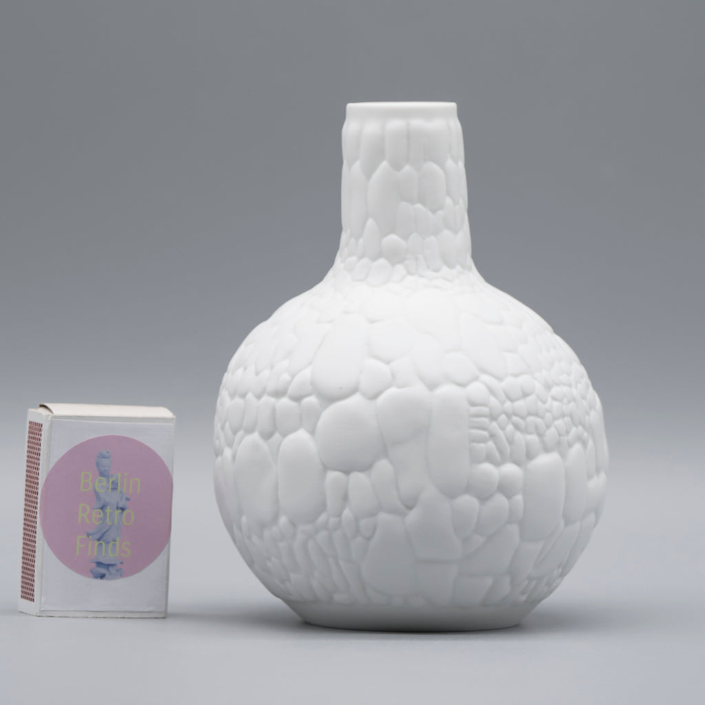 Reptile Relief Bisque Porcelain Trio – Manfred Frey for AK Kaiser, 1970s