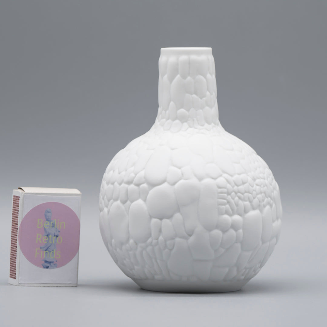 Reptile Relief Bisque Porcelain Trio – Manfred Frey for AK Kaiser, 1970s