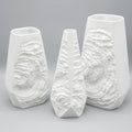Fossil Bisque Porcelain Trio - Manfred Frey for AK Kaiser, 1970s