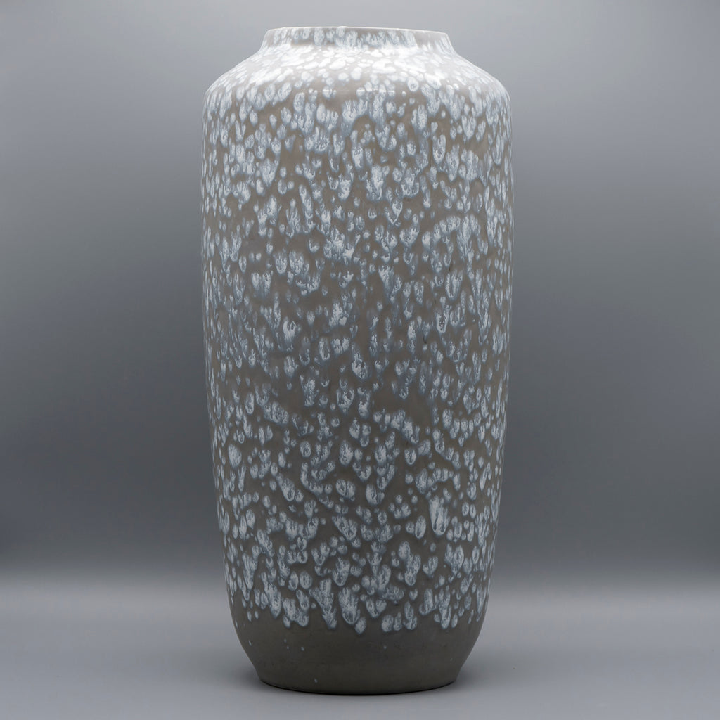 Taupe Ceramic Vase - Scheurich, 1970s