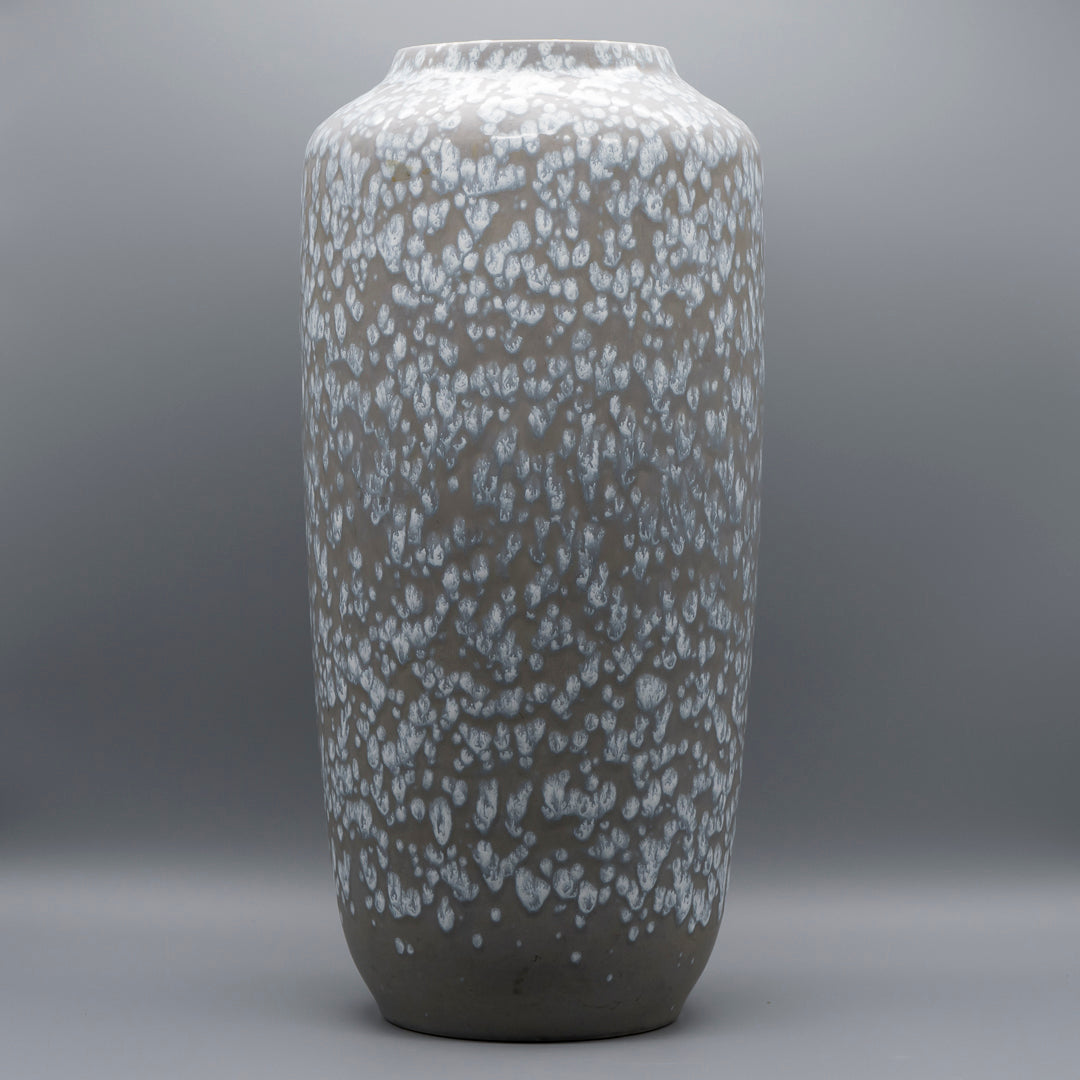 Taupe Ceramic Vase - Scheurich, 1970s