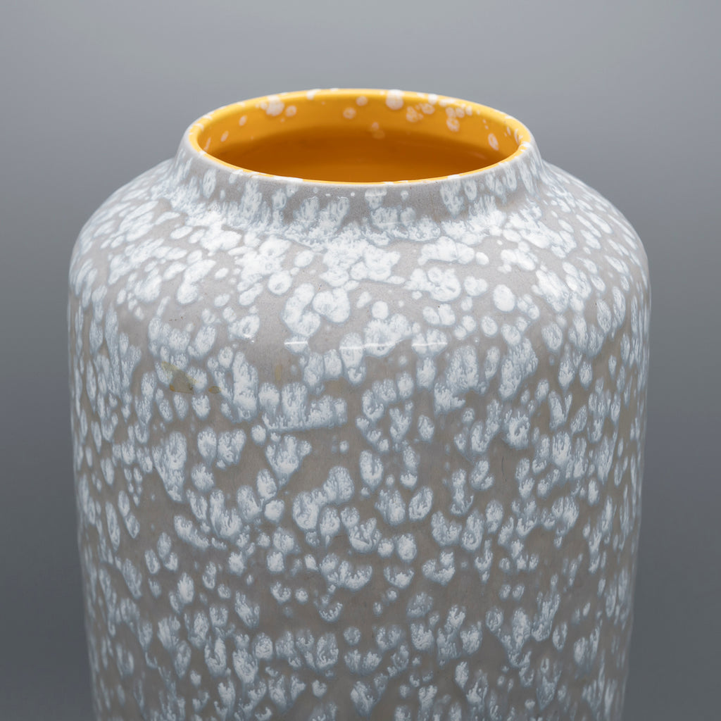 Taupe Ceramic Vase - Scheurich, 1970s