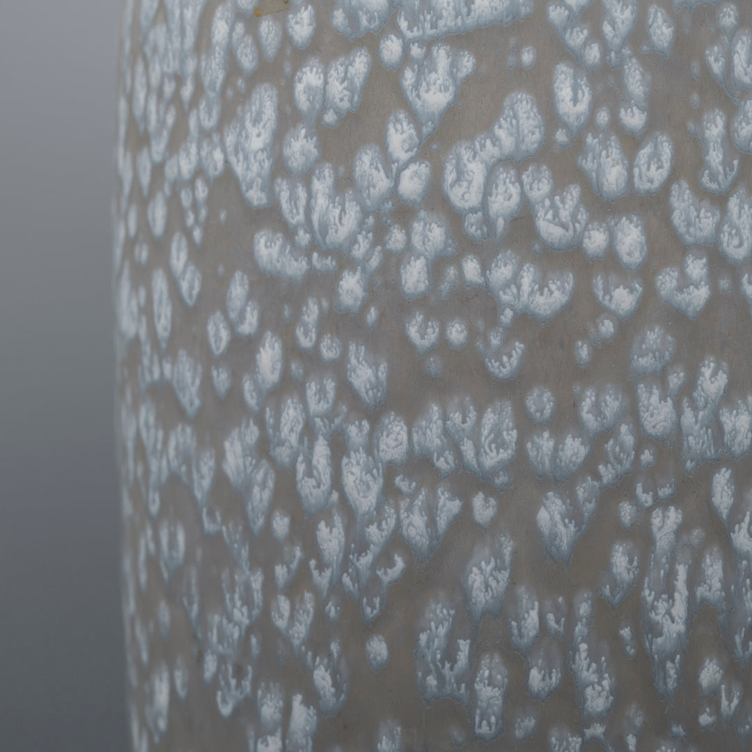 Taupe Ceramic Vase - Scheurich, 1970s