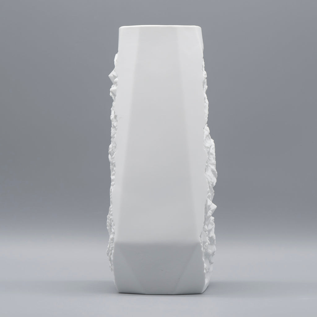 Fossil Relief Biscuit Porcelain Vase - Manfred Frey for AK Kaiser, 1970s