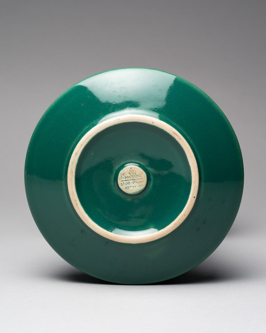 Plus Blue–Green Porcelain Vase – Tapio Wirkkala for Rosenthal, 1960s–1970s