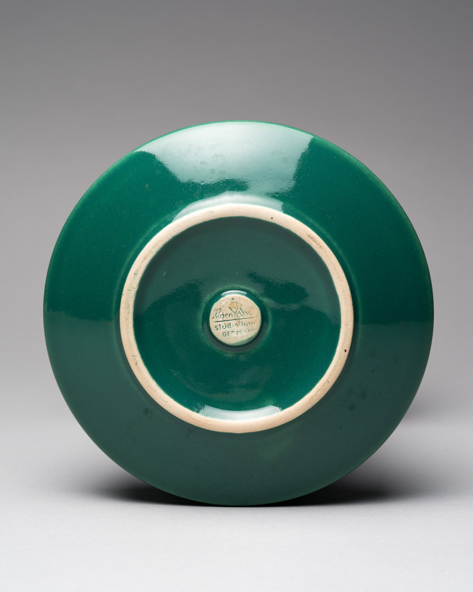 Plus Blue–Green Porcelain Vase – Tapio Wirkkala for Rosenthal, 1960s–1970s
