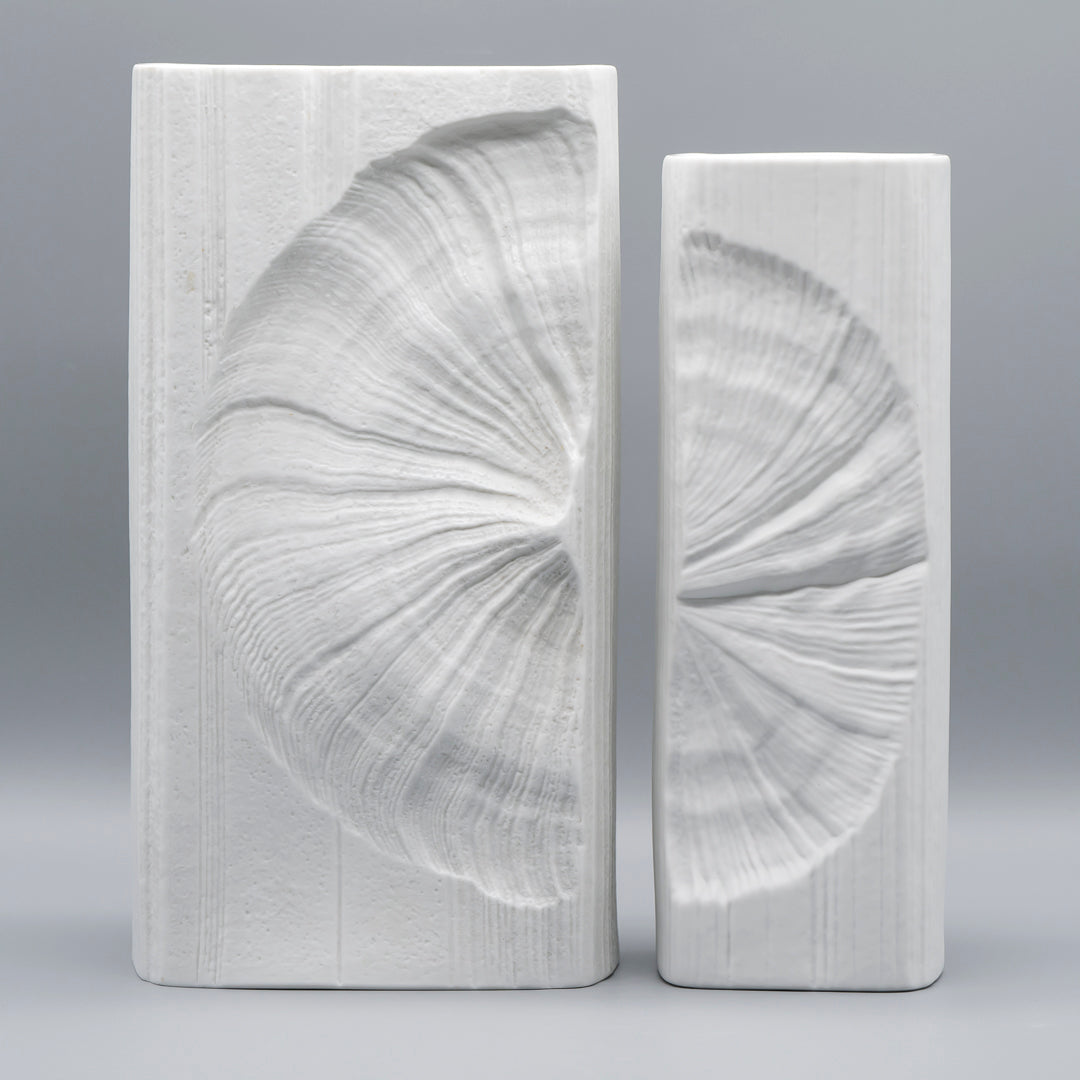 Bisque Porcelain Vase Duo – Martin Freyer for Rosenthal, 1970s