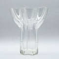 Clear Glass Fluted Vase - Tapio Wirkkala for Rosenthal, Mid-20th Century