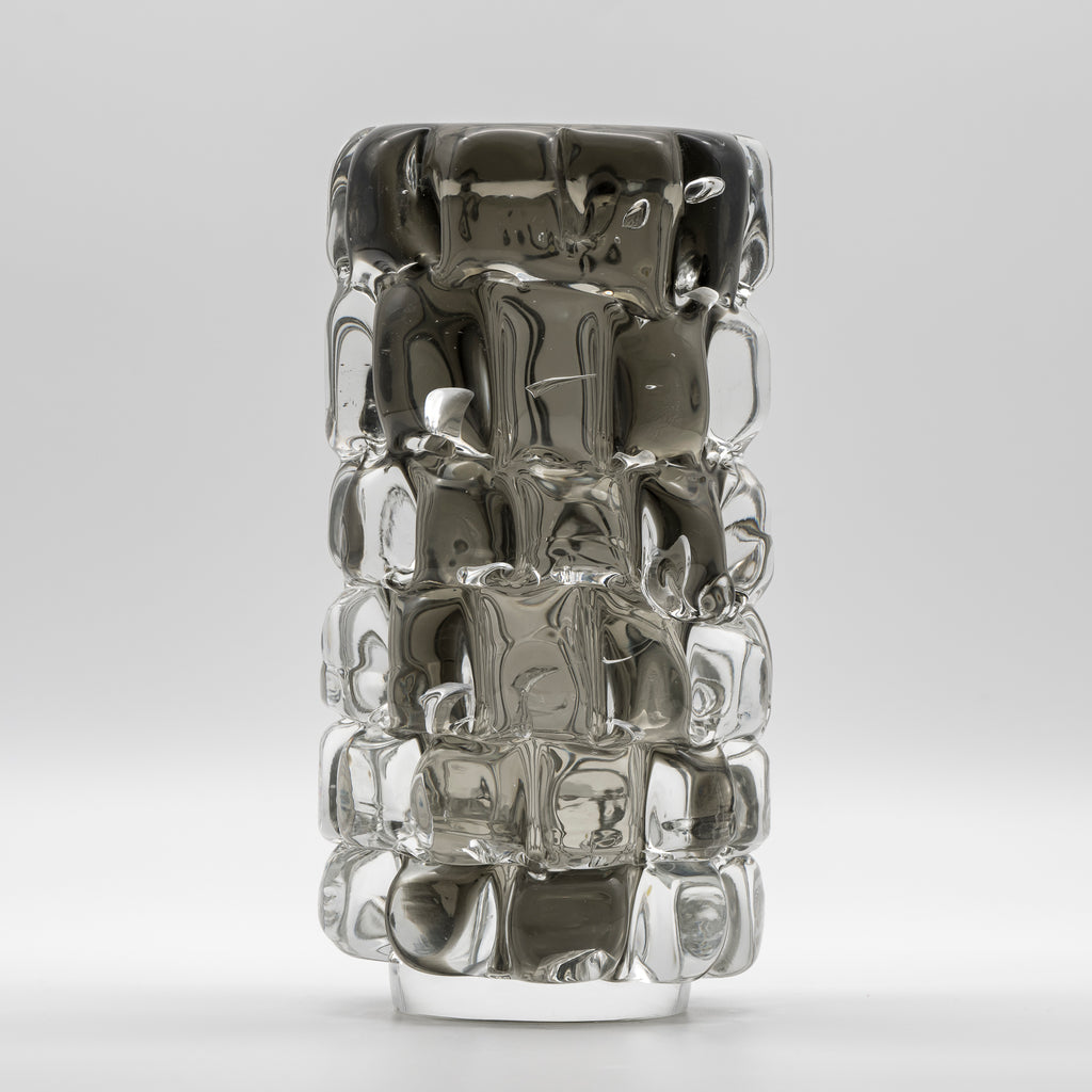Pineapple Glass Vase – Frantisek Vizner for Skrdlovice, 1971