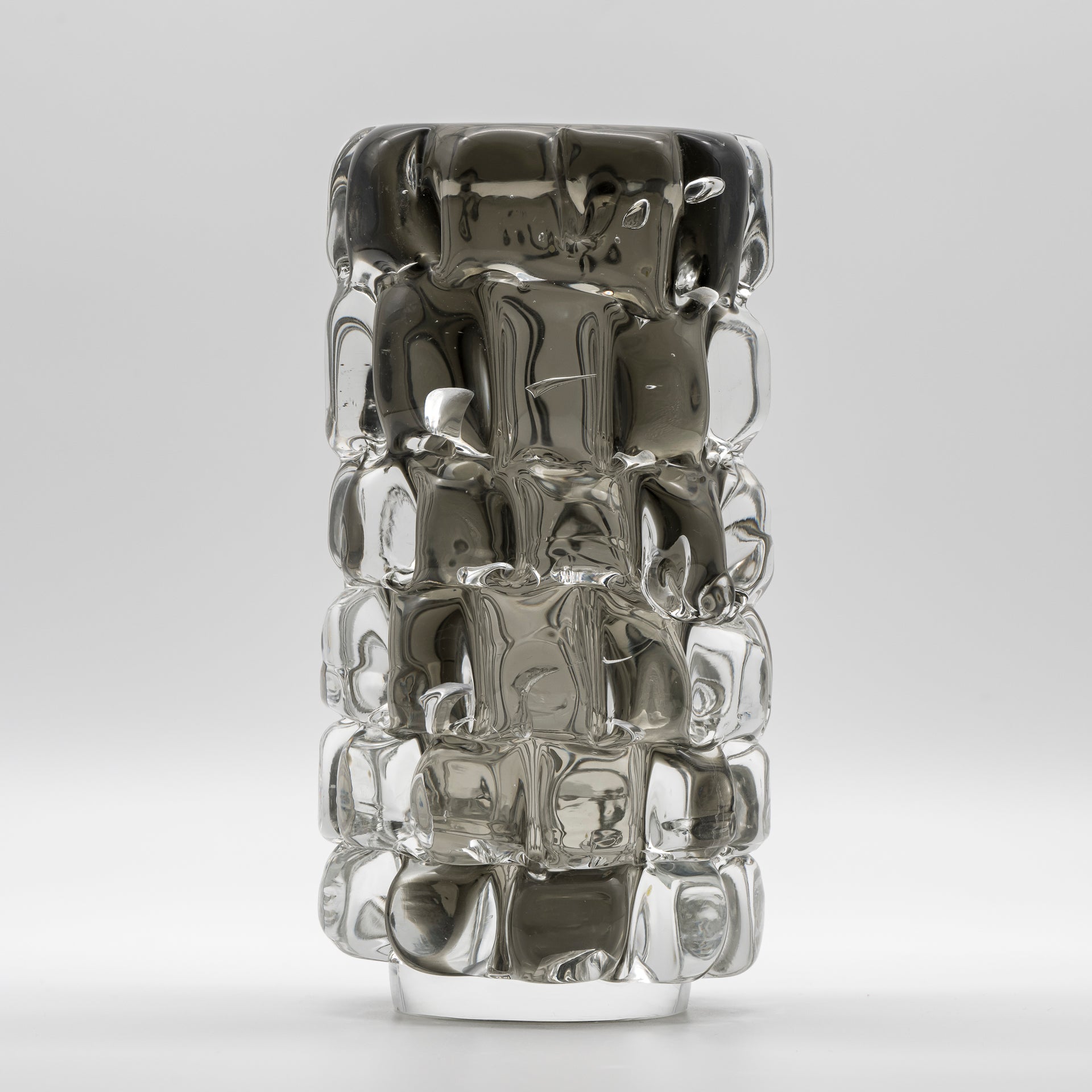 Pineapple Glass Vase – Frantisek Vizner for Skrdlovice, 1971