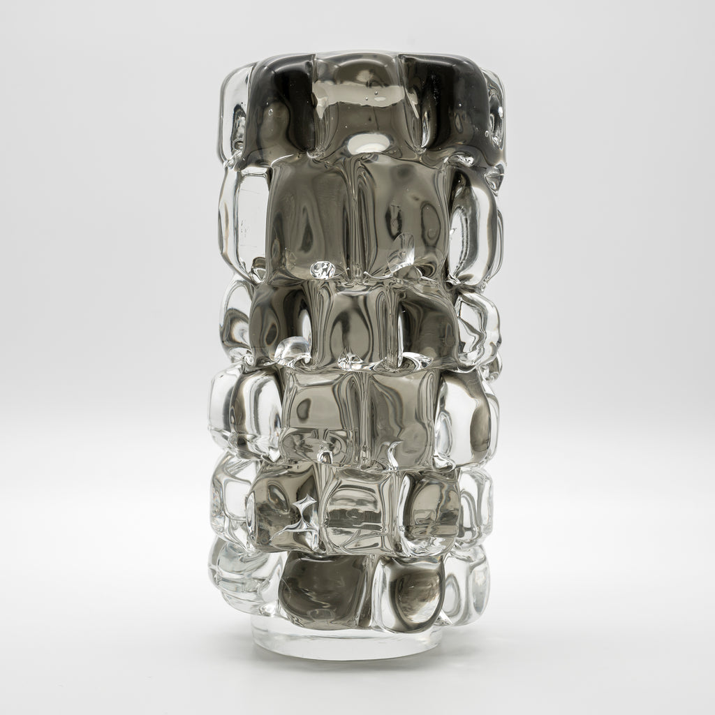 Pineapple Glass Vase – Frantisek Vizner for Skrdlovice, 1971