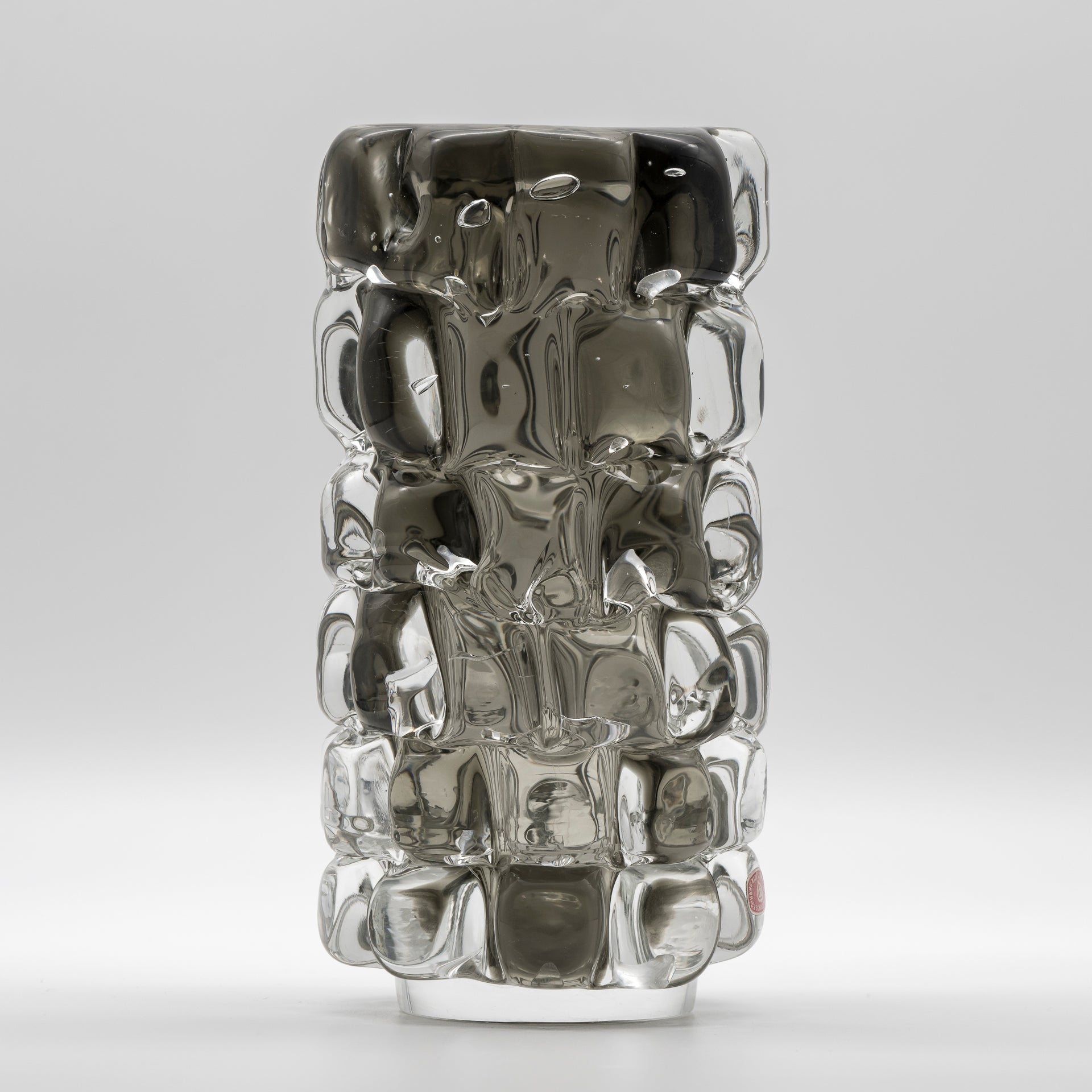 Pineapple Glass Vase – Frantisek Vizner for Skrdlovice, 1971