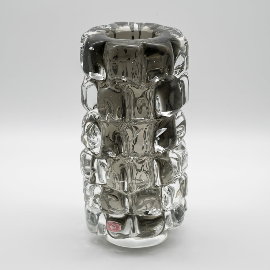 Pineapple Glass Vase – Frantisek Vizner for Skrdlovice, 1971