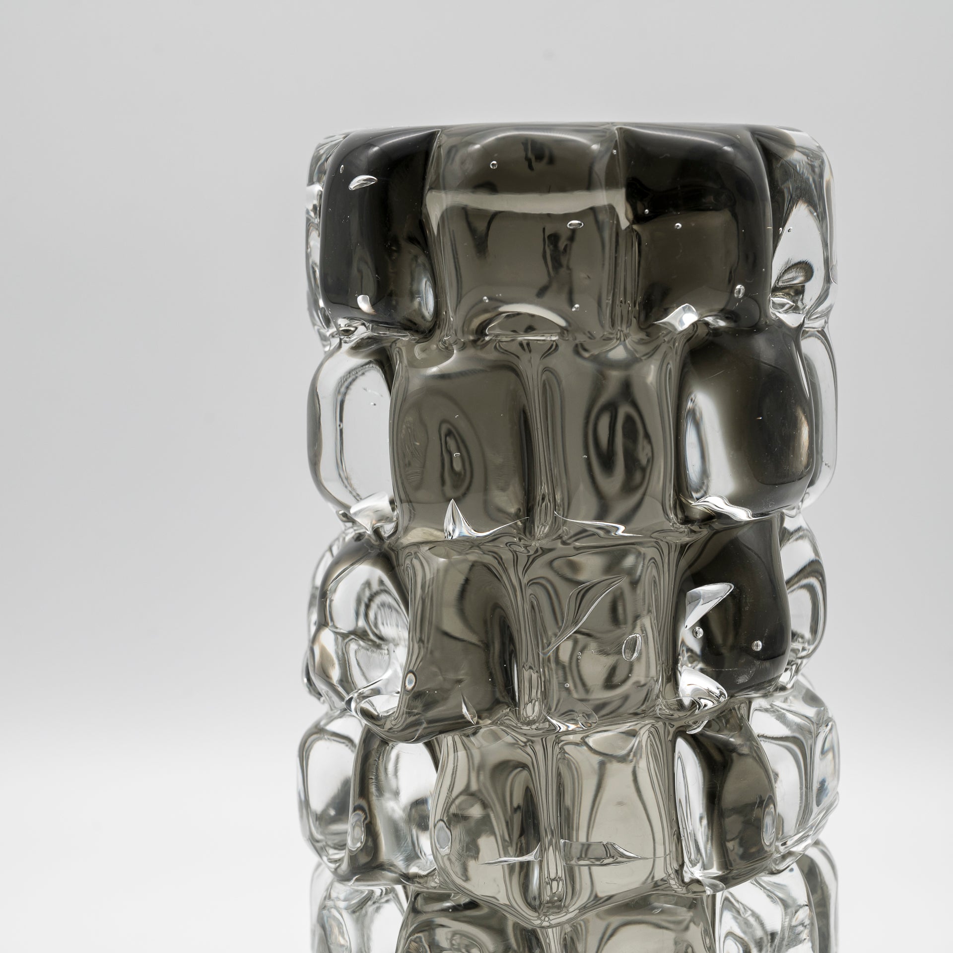 Pineapple Glass Vase – Frantisek Vizner for Skrdlovice, 1971