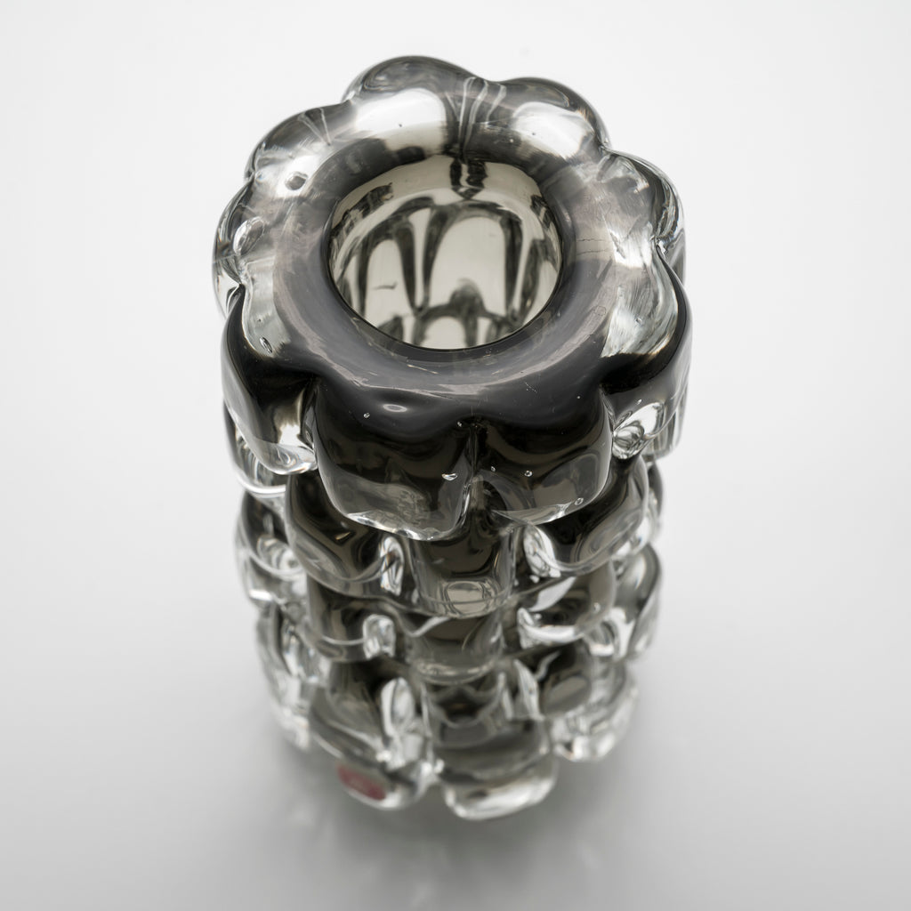 Pineapple Glass Vase – Frantisek Vizner for Skrdlovice, 1971
