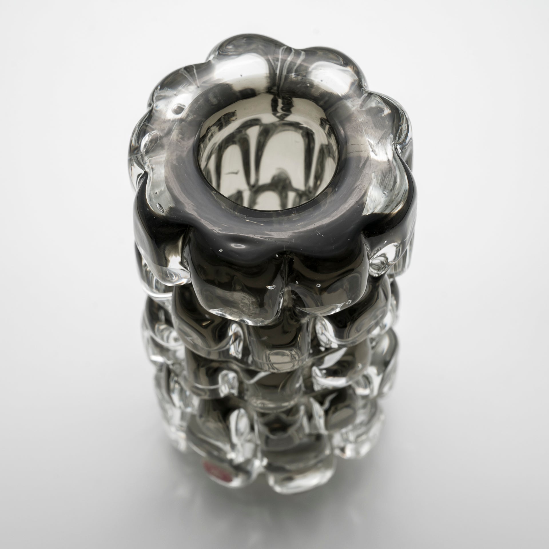 Pineapple Glass Vase – Frantisek Vizner for Skrdlovice, 1971