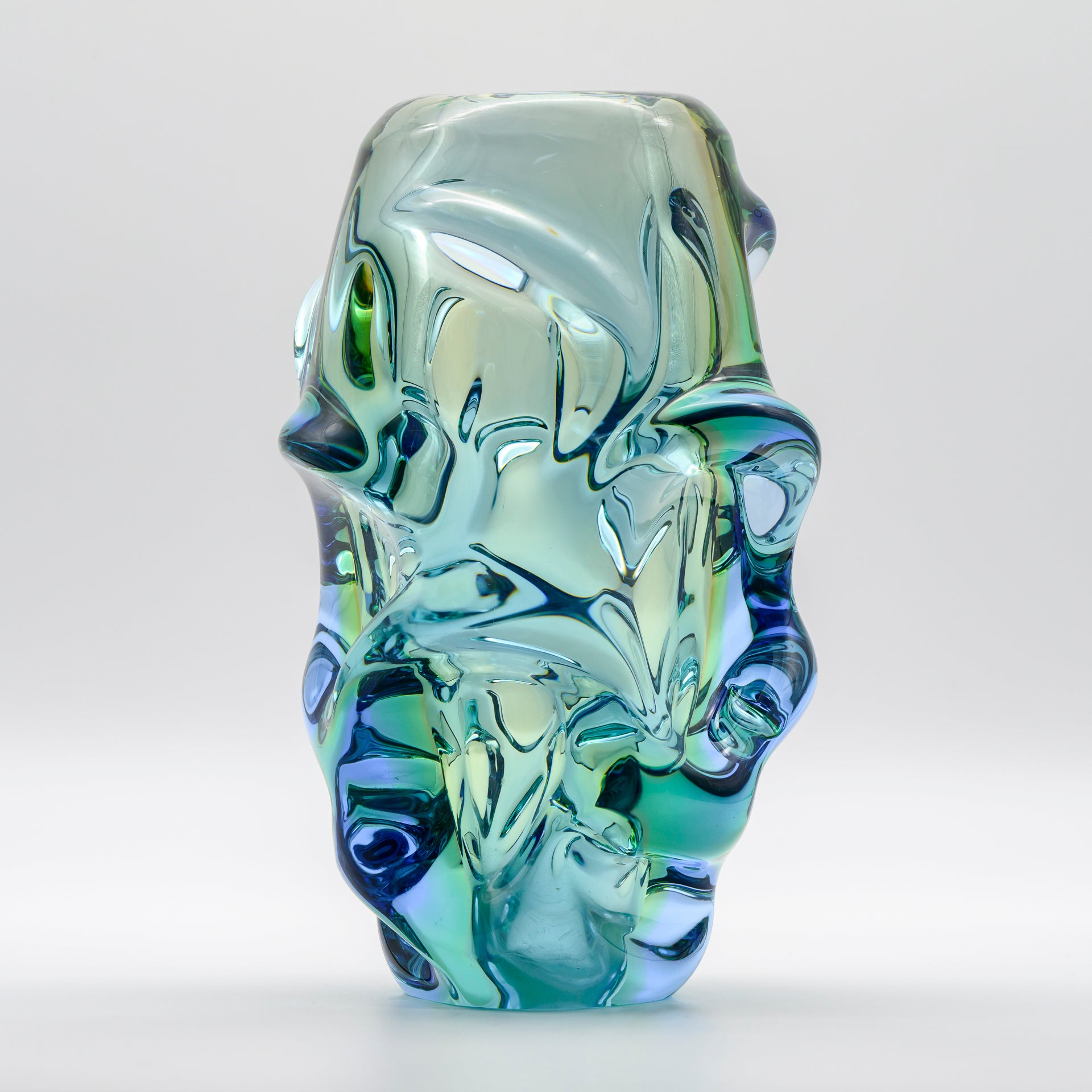 Glass Vase “Propeller” – Jan Kotík for Beránek (Škrdlovice) Glassworks, ca. 1958–1962