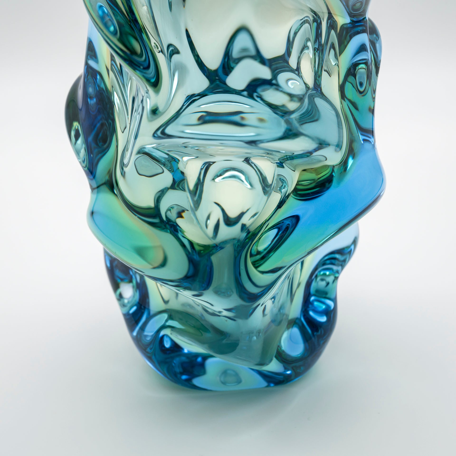 Glass Vase “Propeller” – Jan Kotík for Beránek (Škrdlovice) Glassworks, ca. 1958–1962