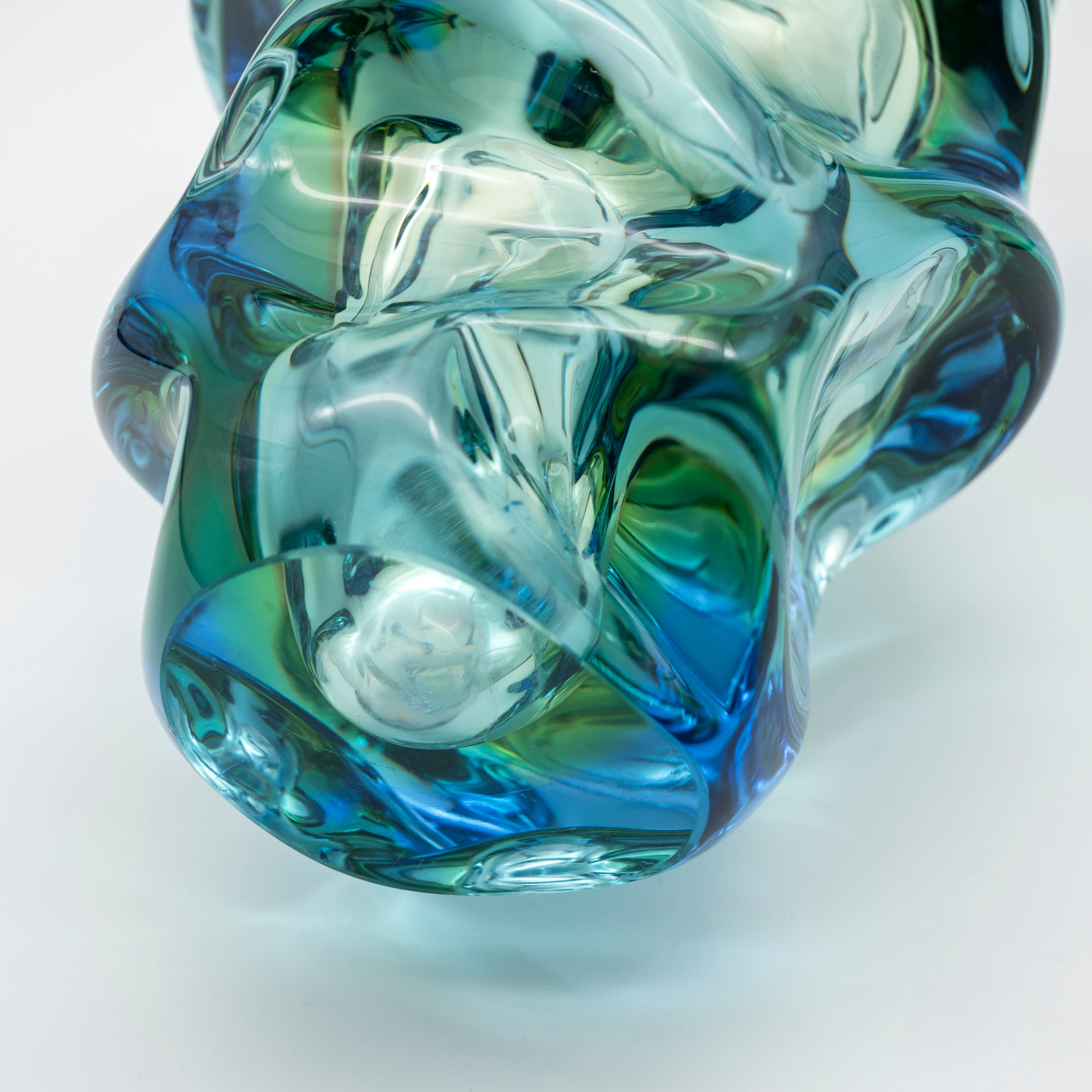 Glass Vase “Propeller” – Jan Kotík for Beránek (Škrdlovice) Glassworks, ca. 1958–1962