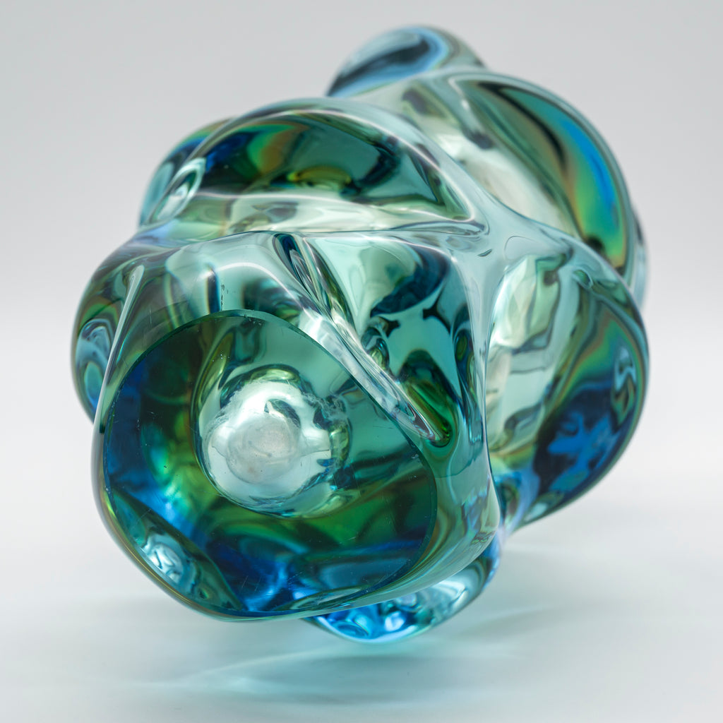 Glass Vase “Propeller” – Jan Kotík for Beránek (Škrdlovice) Glassworks, ca. 1958–1962